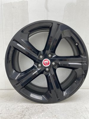 2017-2021 Jaguar F-Pace Black 20x8.5 5-Spoke Alloy Wheel (Used OEM)