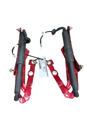  Tesla Model 3 Hood Hinge Set with Power Strut Lift Motors - Rear, Right (Passenger) (Used OEM)