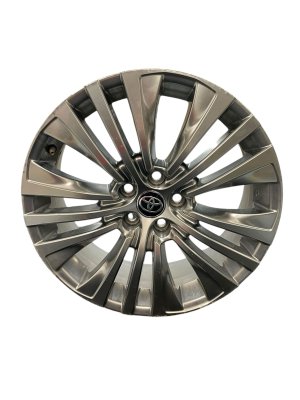2021-2024 Toyota Venza Silver 19x7 15-Spoke Smoked Hyper Silver Alloy Wheel (Used OEM)