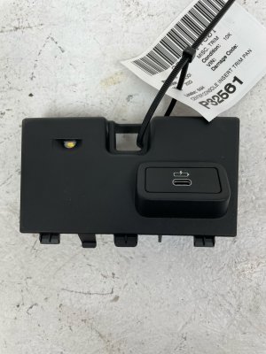 2021-2025 BMW M4 Center Console Insert Trim Panel with Type-C USB Port (Used OEM)