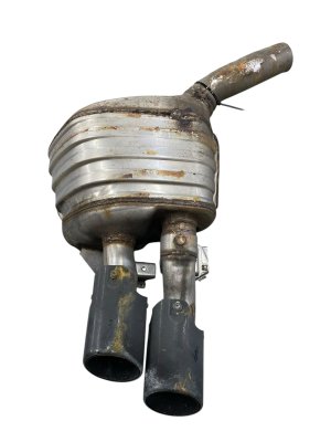 2017-2023 Porsche Panamera Sport Exhaust Muffler with Tips - Rear (Used OEM)