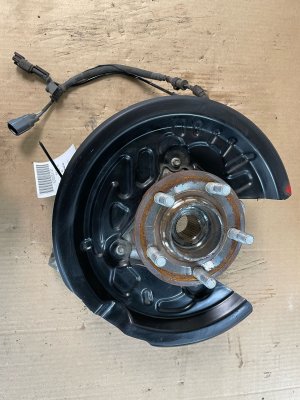 2024-2025 Ford Mustang Spindle Knuckle with Arm - Rear, Left (Driver) (Used OEM)