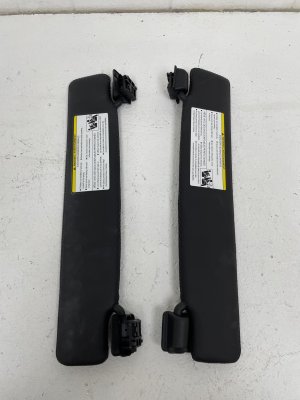 2014-2020 Jaguar F-Type Black Convertible Sun Visor Set - Right (Passenger) (Used OEM)