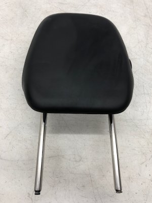 2011-2018 Porsche Cayenne Black Seat Leatherette Headrest - Front, Left (Driver) (Used OEM)