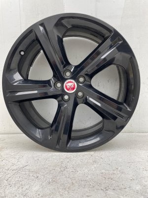 2017-2021 Jaguar F-Pace Black 20x8.5 5-Spoke Alloy Wheel (Used OEM)