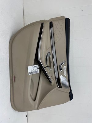 2014-2020 Mercedes-Benz S320 Beige Door Interior Trim Panel - Front, Left (Driver) (Used OEM)