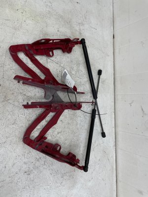 2017-2025 Porsche Panamera Hood Hinge with Shock Struts - Front, Right (Passenger) (Used OEM)
