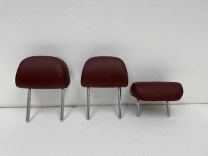 2012-2018 Audi A6 Seat Headrest Set (3 Piece) - Rear, Right (Passenger) (Used OEM)