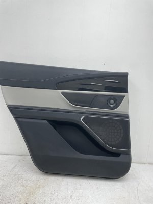 2024-2026 Lincoln Nautilus Black Door Interior Trim Panel with Speaker - Rear, Left (Driver) (Used OEM)