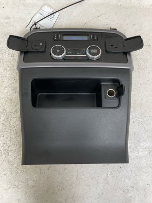 2018-2021 Ford Expedition Center Console Back Trim Panel with HVAC Controls and Outlets - Rear (Used OEM)