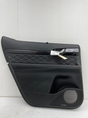 2020-2022 Hyundai Palisade Door Interior Trim Panel Calligraphy Trim - Rear, Left (Driver) (Used OEM)