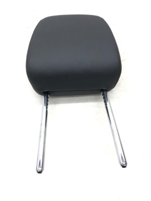 2018-2023 BMW X2 Black Seat Leather Headrest with Indent - Front, Left (Driver) (Used OEM)