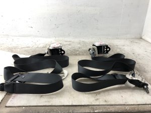 2011-2013 INFINITI QX56 Black 3rd Row Outer Seat Belt Assembly - Rear, Left (Driver) (Used OEM)