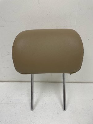 2017-2019 Ford F-550 Super Duty Tan Seat Headrest - Front, Right (Passenger) (Used OEM)