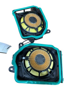 2017-2023 BMW M5 Bowers & Wilkins Subwoofer Speaker Box Set - Rear (Used OEM)