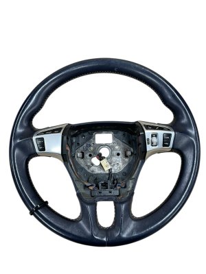 2011-2018 Bentley Flying Spur Black Heated Leather Steering Wheel Assembly with Controls (Used OEM)