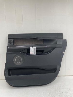 2018-2021 Ford Expedition Ebony (Black) Door Interior Trim Panel (Non-Wood) - Rear, Right (Passenger) (Used OEM)