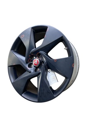 2019-2021 Jaguar I-Pace Black 20x8 6-Spoke Painted Alloy Wheel (Used OEM)
