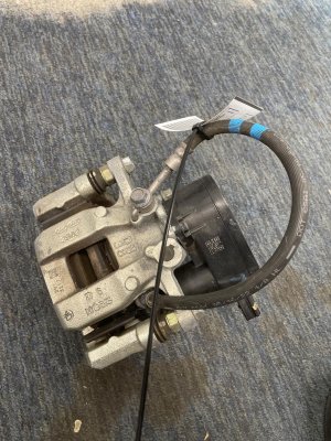 2022-2025 Hyundai Tucson Disc Brake Caliper with Actuator - Rear, Right (Passenger) (Used OEM)