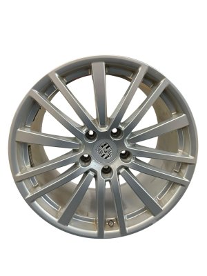 2017-2023 Porsche Panamera Silver 20x11.5 15-Spoke Silver Alloy Wheel - Rear (Used OEM)