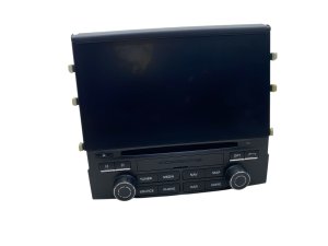 2017-2018 Porsche Cayenne Radio Navigation Display Screen and Receiver - Front (Used OEM)