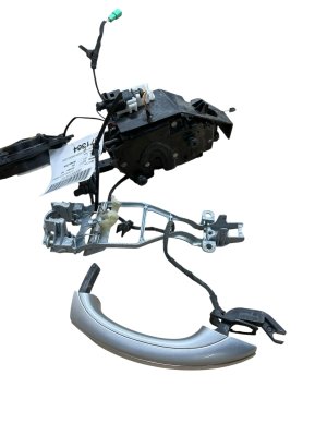 2014-2019 Bentley Flying Spur Silver Exterior Door Handle Lock Latch and Actuator Assembly - Front, Left (Driver) (Used OEM)