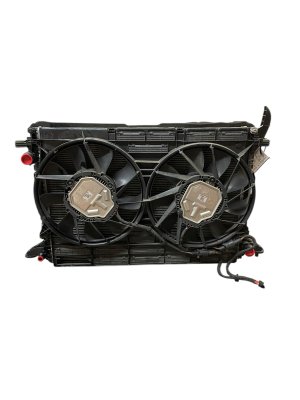 2015-2019 Bentley Flying Spur Radiator Condenser Fan Cooling Pack Assembly (Used OEM)