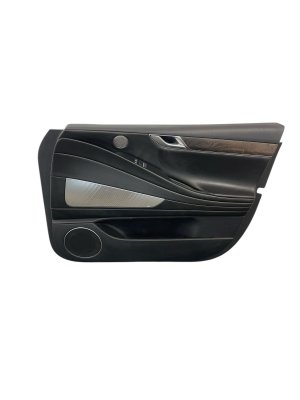 2021-2025 Genesis G80 Black Door Interior Trim Panel with Premium Audio - Front, Right (Passenger) (Used OEM)