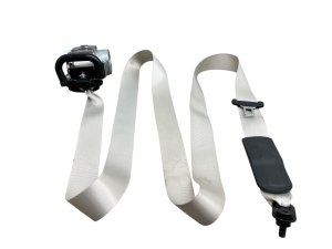 2019-2024 BMW X7 Ivory (White) Outer 2nd Row Seat Belt Assembly - Rear, Right (Passenger) (Used OEM)