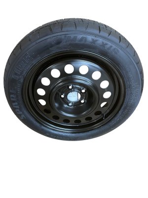 2021-2025 Ford Bronco Sport 17x4 Steel Emergency Spare Wheel and Tire with Jack (Used OEM)