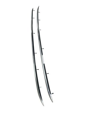 2016-2020 Bentley Bentayga Silver Roof Rail Luggage Rack Carrier Set (Used OEM)