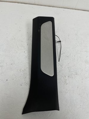 2017-2025 Porsche Panamera Black Door Sill Plate Trim Cover - Rear (Used OEM)