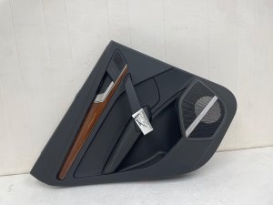 2021-2023 Audi SQ5 Black Door Interior Trim Panel for Bang & Olufsen Audio - Rear, Left (Driver) (Used OEM)
