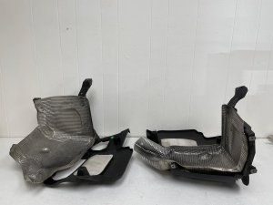 2017-2023 Porsche Panamera Heat Shield Bracket Set - Rear (Used OEM)