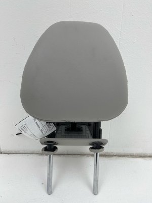 2022-2025 Hyundai Tucson Gray Seat Leather Headrest - Front, Left (Driver) (Used OEM)