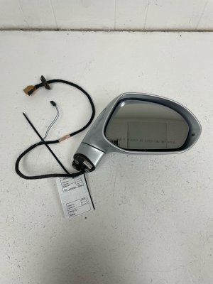 2011-2018 Bentley Continental Silver Power Heated Door/Side View Mirror - Front, Left (Driver) (Used OEM)