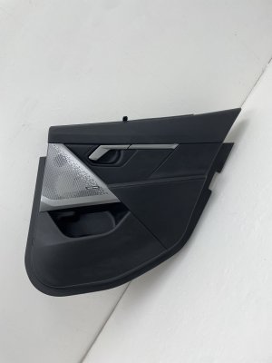 2024-2025 BMW 530i Door Interior Trim Panel with Sun Shade - Rear, Left (Driver) (Used OEM)