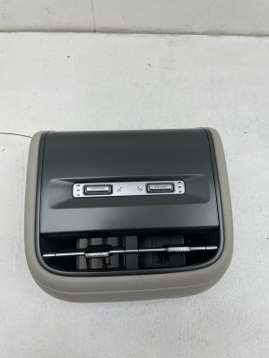 2024-2025 Lincoln Nautilus Black Center Console with Vents and Heated Seat Control - Rear (Used OEM)