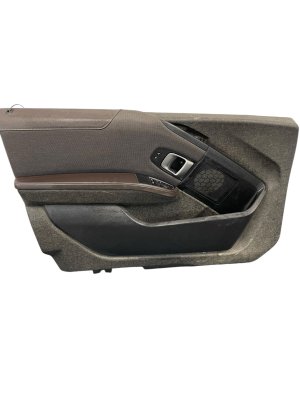 2014-2021 BMW i3 Tera Dark Truffle (Brown) Door Interior Trim Panel - Front, Left (Driver) (Used OEM)