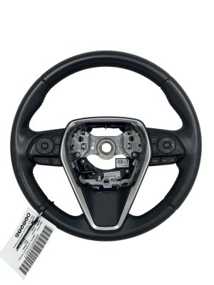 2021-2024 Toyota Venza Black Heated Leather Steering Wheel with Switches (Used OEM)