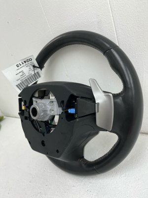 2017-2024 Lexus RC300 Tan Leather and Wood Trim Steering Wheel - Front (Used OEM)