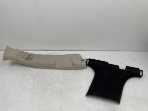 2022-2025 Genesis GV70 Beige B-Pillar Upper and Lower Trim Set (Used OEM)