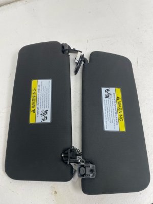 2021-2025 Kia K5 Black Sun Visor Shade Set - Right (Passenger) (Used OEM)
