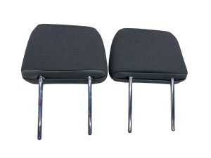 2023-2025 Ford F-550 Super Duty Gray Seat Cloth Headrest Set - Front, Left (Driver) (Used OEM)