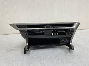 2023-2024 Lexus RX350h Silver Dash HVAC Vent Trim Panel with Charging Ports - Front (Used OEM)