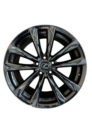 2024-2025 Lexus RC300 Black 19x9.5 5 Split-Spoke Dark PVD Alloy Wheel - Rear (Used OEM)