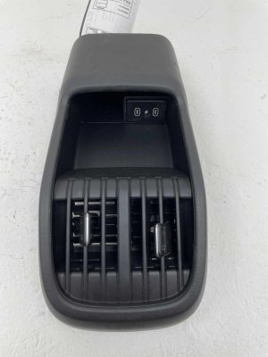 2024-2026 Hyundai Kona Black Center Console Storage Air Vent Trim Panel - Rear (Used OEM)