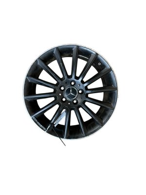 2020-2023 Mercedes-Benz CLA35 AMG Black 19x8.5 14-Spoke Machined Aluminum Alloy Wheel (Used OEM)