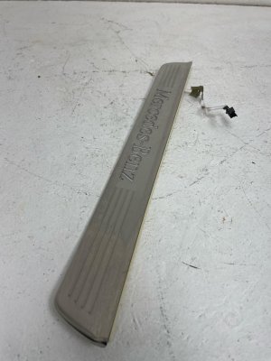 2014-2020 Mercedes-Benz S320 Illuminated Door Sill Plate Trim - Rear, Left (Driver) (Used OEM)