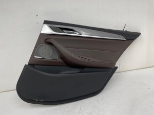 2018-2020 BMW M5 Brown Door Interior Trim Panel - Rear, Right (Passenger) (Used OEM)
